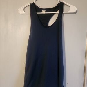 Women’s Navy Racerback Athletic Tank Top